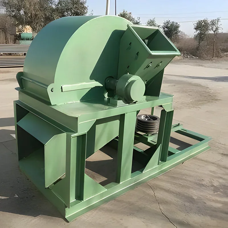 

Mobile branch sawdust crusher made in India