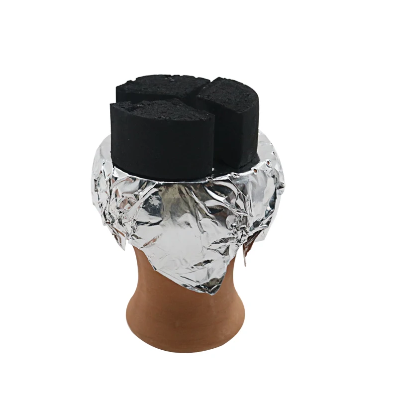 1Set Ceramic Shisha Hookah Bowl And Shisha Aluminium Foil with Holes Phunnel Chicha Tobacco Bowl Smoking Accessories