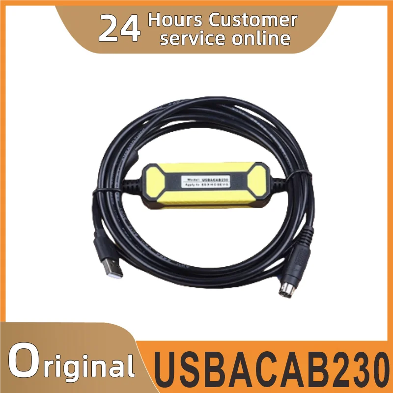 

Программируемый кабель USBACAB230 PLC с USB на адаптер RS232 для кабелей серии USB-DVP ES EX EH EC SE SV SS