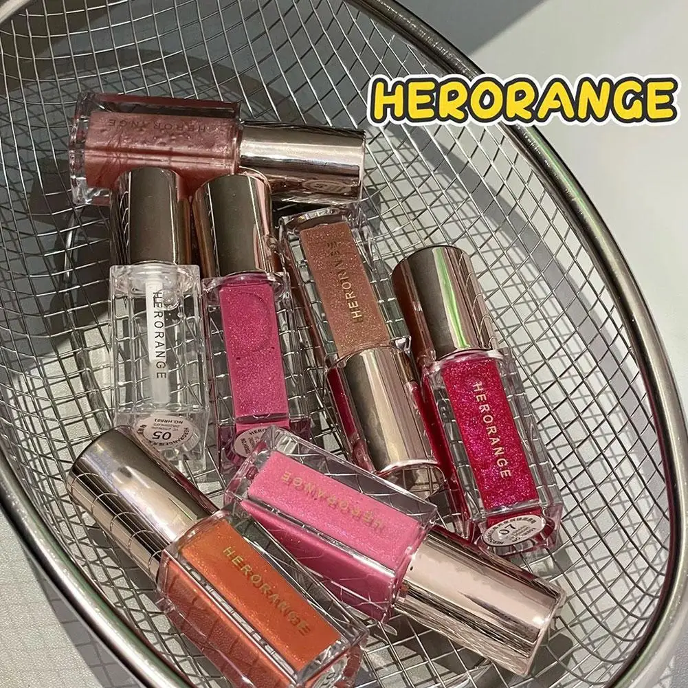 Longlasting Crystal Jelly Berry Lip Makeup Glitter Mirror Lip Tint Oil Diamond Shimmer Lip Gloss Deeply Moisturizing Lip Plumper