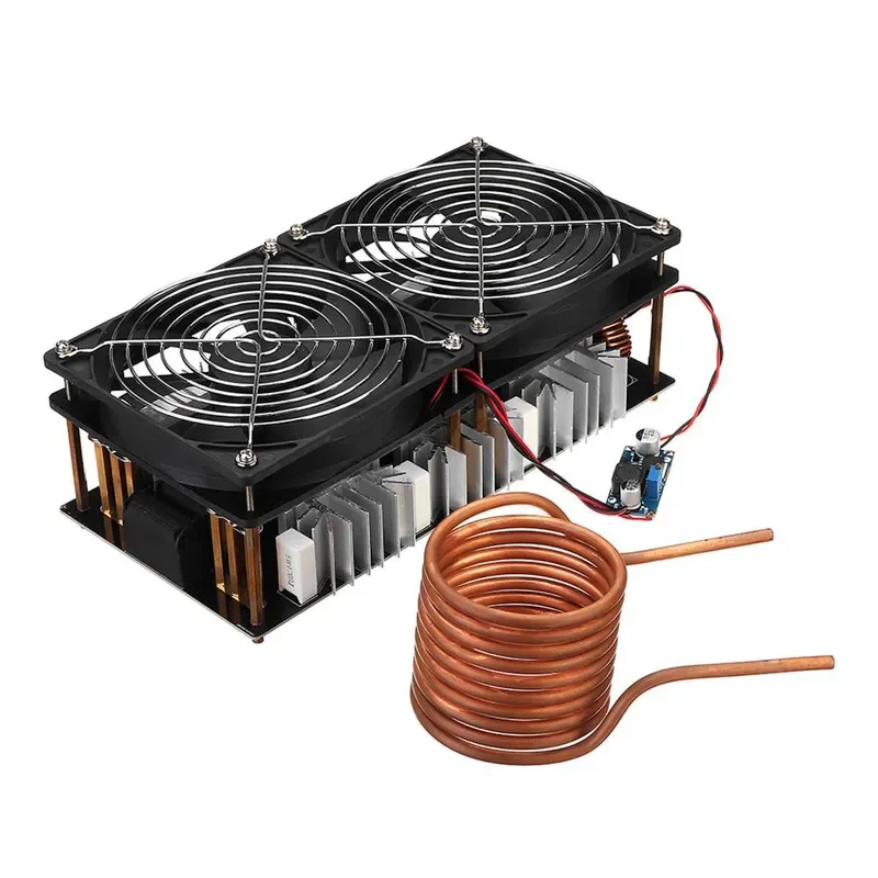 2500W High Frequency Induction Heating Machine ZVS No Tap Quenching Furnace for Metal Hardening Annealing Brazing DIY