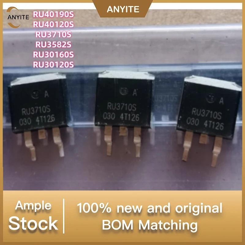 NEW  20PCS/lot   100%  RU40190S   RU40120S  RU3710S  RU3582S  RU30160S  RU30120S  TO-263  100V 57A