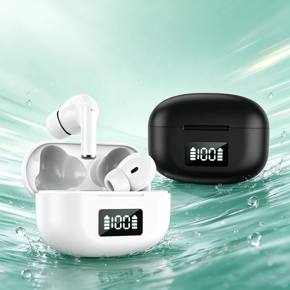 TWS Bluetooth Earphones Wireless Sports Stereo In-Ear Noise Headphones Comfortable Bluetooth Earbuds For All Smartphones