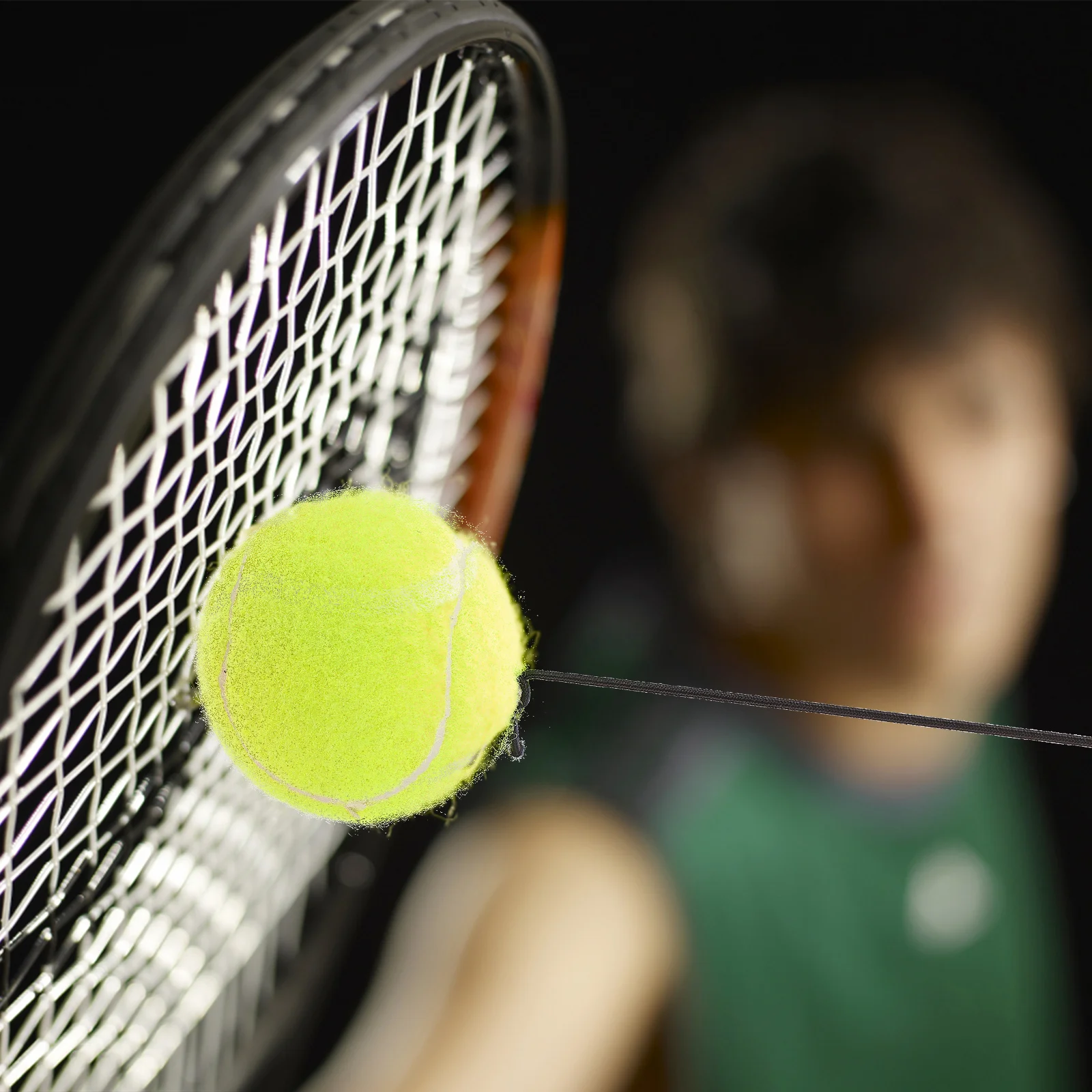 مجموعة ملحقات تدريب التنس، جهاز تدريب التنس من مادة ممتازة للبالغين، مستويات مهارات مختلفة، دعامة رياضية