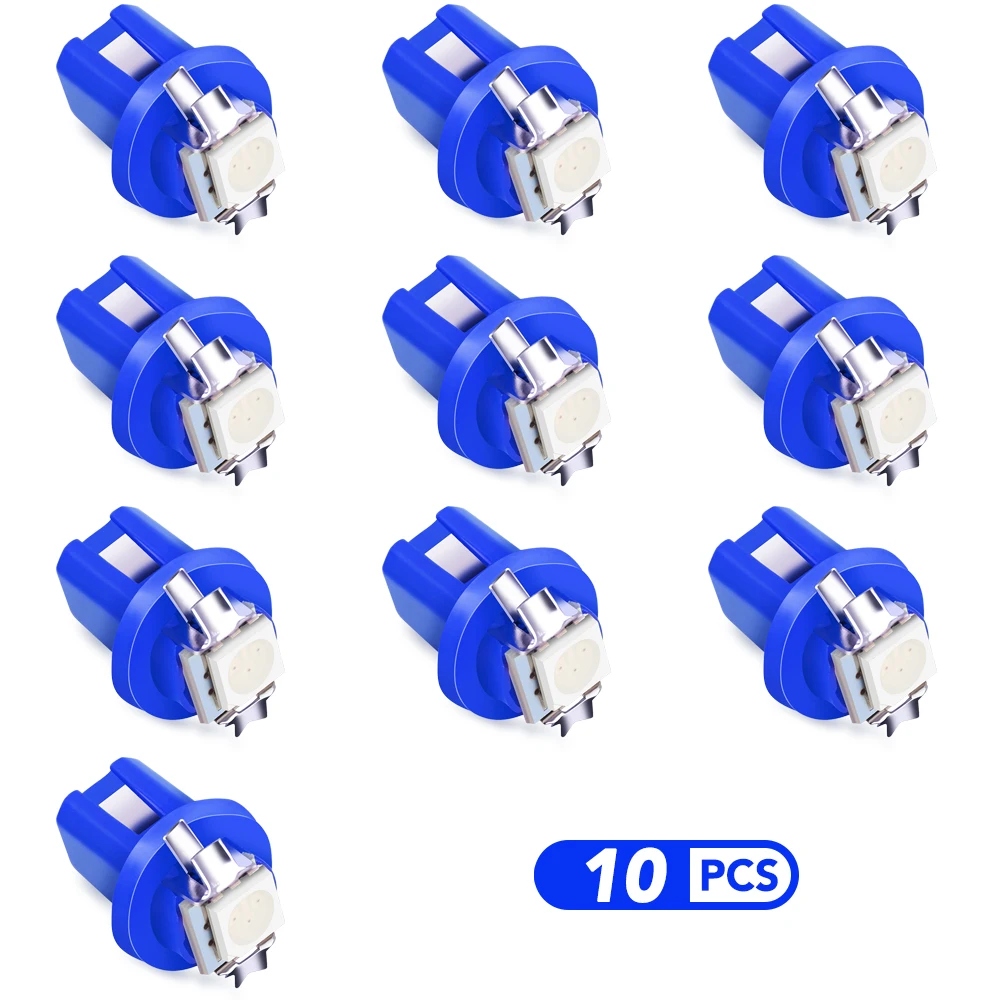 10PCS T5 B8.5D 509T B8.5 Smd Car Led Lamp For Volvo C30 C70 S40 S60 S70 S80 V40 V50 V70 XC60 XC90