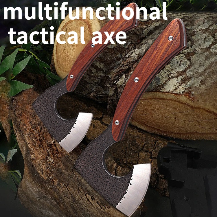 

Outdoor Multifunctional Self-defense Tactical Axe Camping Portable Forging and Chopping Axe