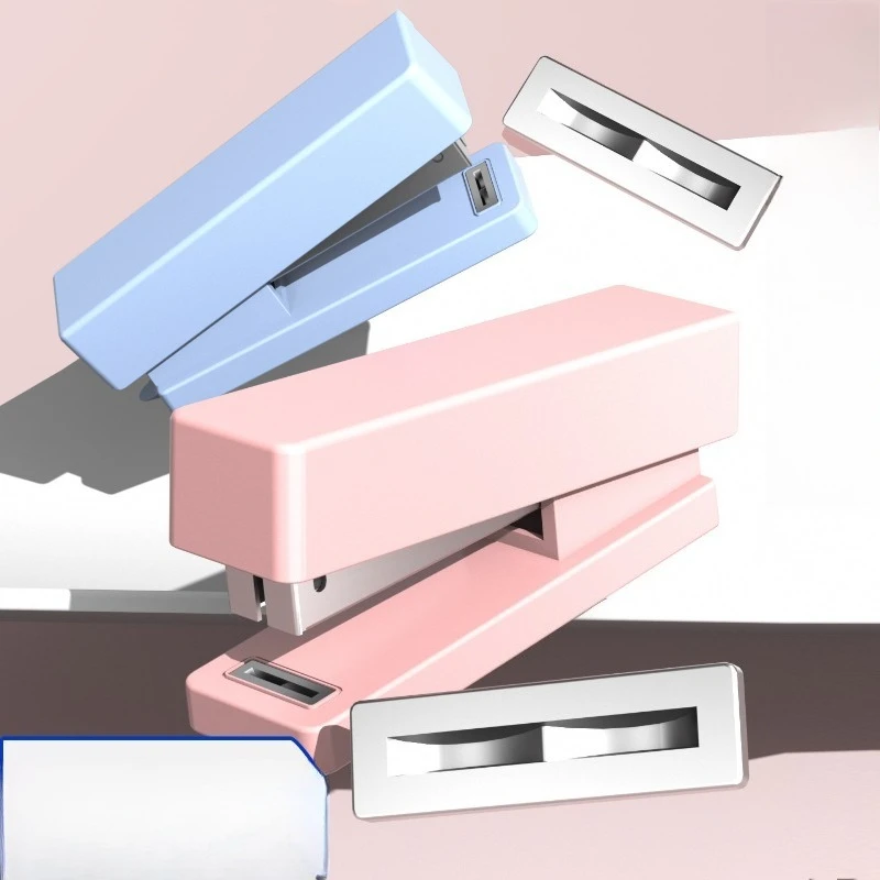 Portable Medium Size Stapler Use No.12 Staples Simple Office Desktop Stapling Machine School Student Stationery Gift Supplies