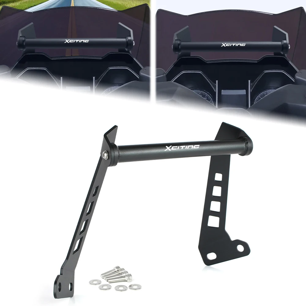 

Motorcycle GPS Navigation Mount Pate Bracket For KYMCO 350 300i Xciting 250 400 S400 2018 2019 2020 2021 2022 Phone Stand Holder