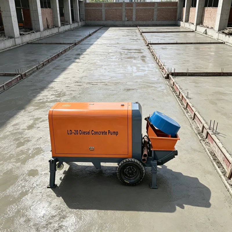 Truck Mounted Concrete Boom Pump 27m Boom Reach Hydraulic Control Assembly For Low Rise Commercial Building Project