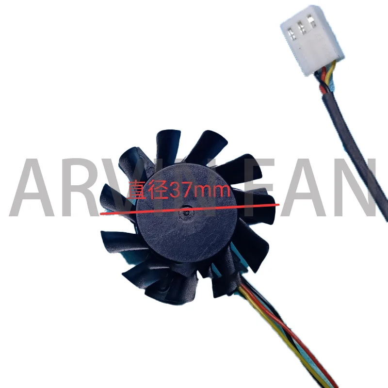 Original DF401012LS Cooling Fan For Router Srew Hole 27mm DC 12C 0.05A 2700RPM Dia 38mm X 10mm