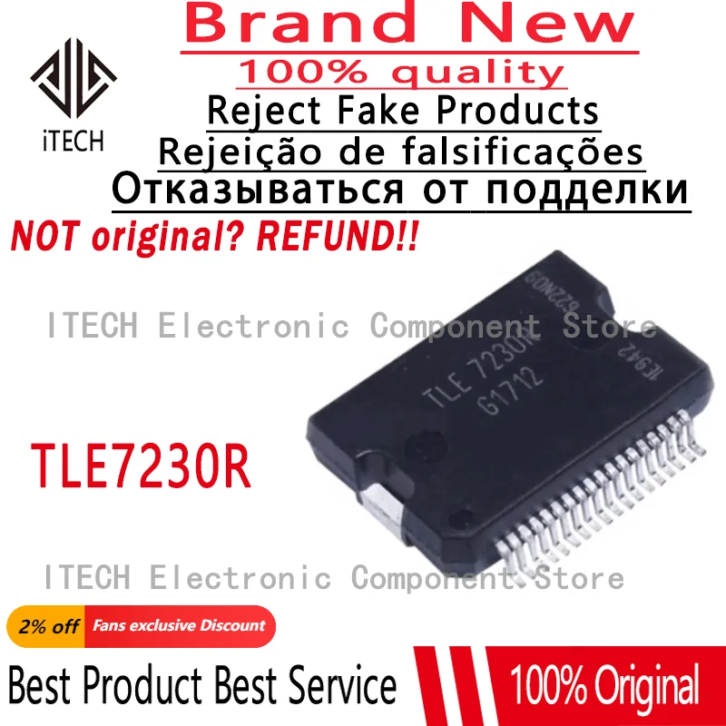 

5 шт./партия, оригинальные TLE7230R TLE7230 HSSOP36, 100% новые и оригинальные