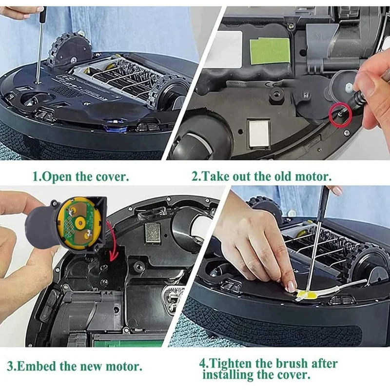 Moteur de brosse latérale pour Irobot Roomba, accessoires d'aspirateur, série 500, 600, 700, 800, 900, I7, I3, E6, E5