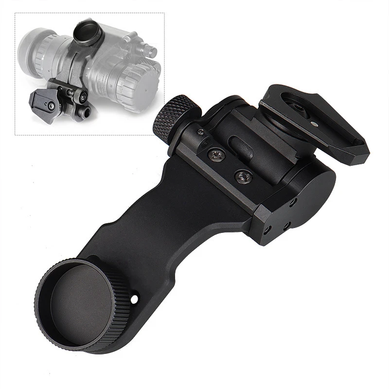 VS-14 J-arm bracket Night vision device Bend arm bracket Aluminum alloy dovetail J-arm mounting frame Dump truck