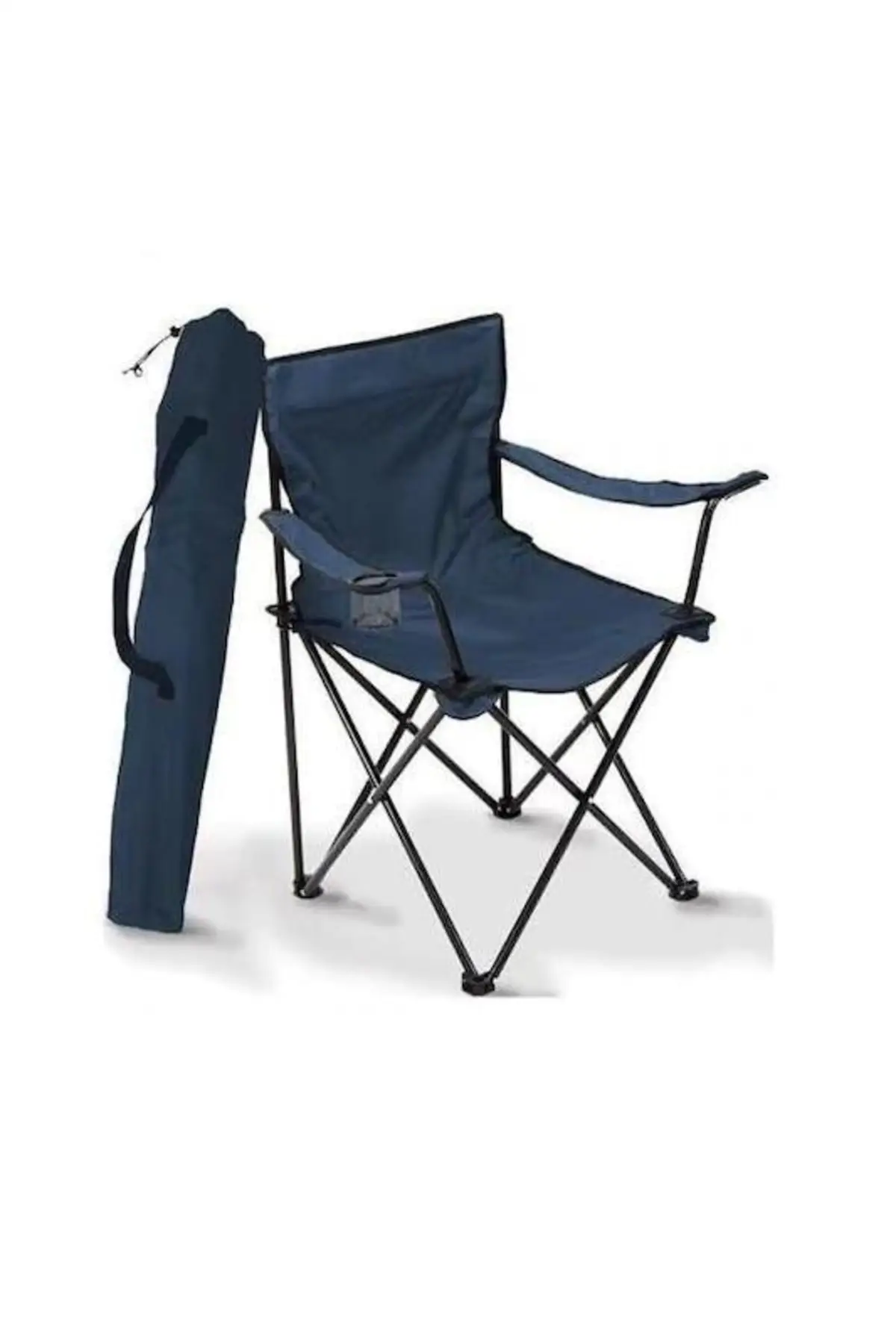 เก้าอี้พับ Camping Beach Picnic เก้าอี้ Navy Blue