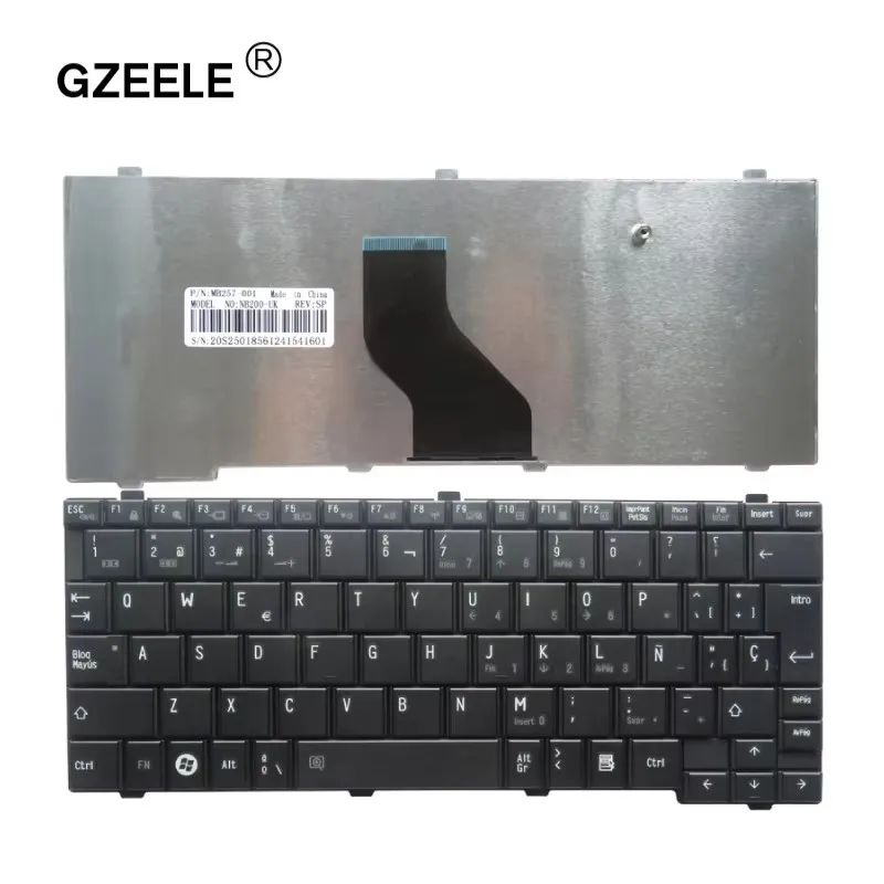 Spanish laptop Keyboard for TOSHIBA NB500 T110 NB200 NB201 NB202 NB205 NB255 NB250 SP Keyboard