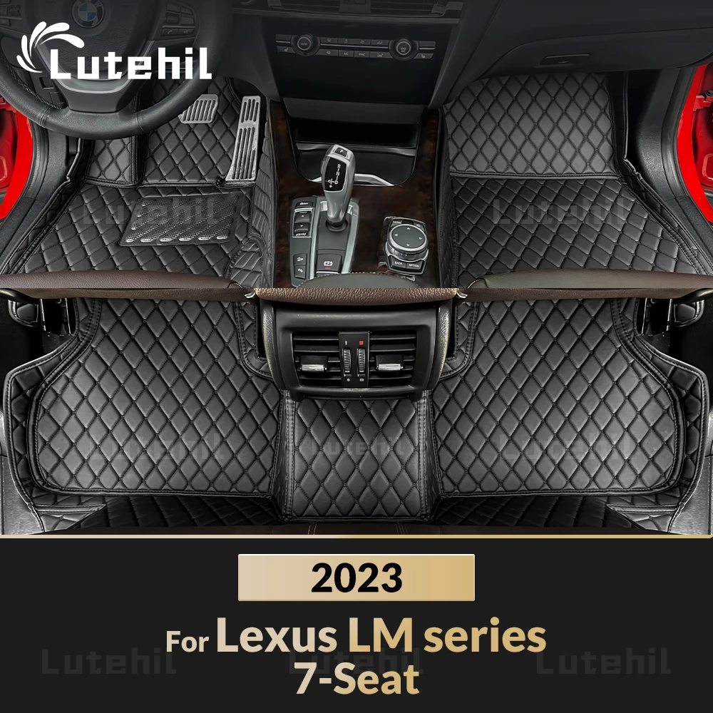 

Пользовательские автомобильные коврики для Lexus серии LM, 7 мест, 2023, Автомобильный Ковер, крышка, детали интерьера, аксессуары, защитные накладки, детали