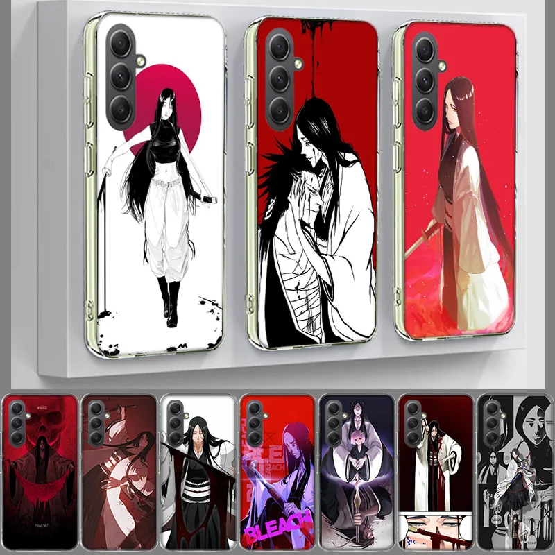 Unohana Yaciro Cover For Samsung A54 A34 A24 A14 A53 A33 A23 A13 A52S A32 A22 A12 Phone Galaxy A03 A04 A02S A42 A73 TPU Case