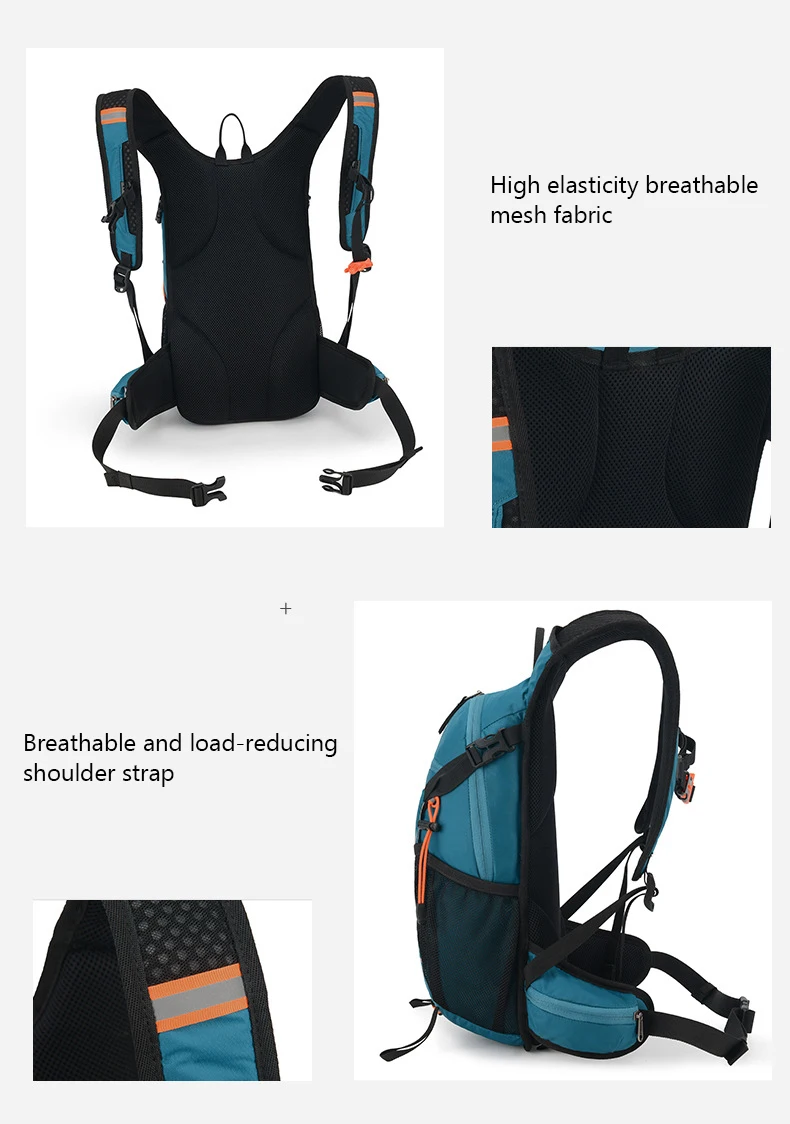 20L Leichte Fahrradtasche Outdoor-Wanderrucksack Sport-Reise-Lauf-Trekking-Taschen für Männer und Frauen – Detail 6
