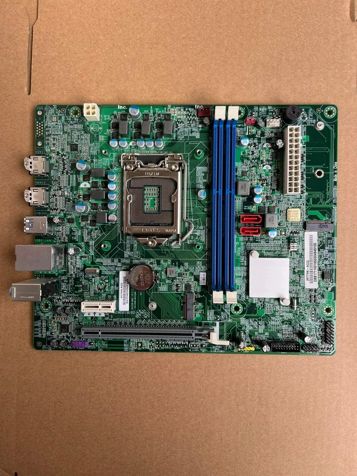 

Для основной платы Acer H11H4-AD2, 1151-контактный интерфейс DDR3L поколения, двойной HDMI, 100% протестирован,