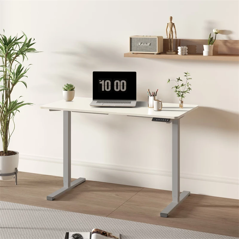 

Electric Standing Desk Adjustable Height Desk Home Office Computer Workstation Sit Stand up Desk, 55 x 28 inches