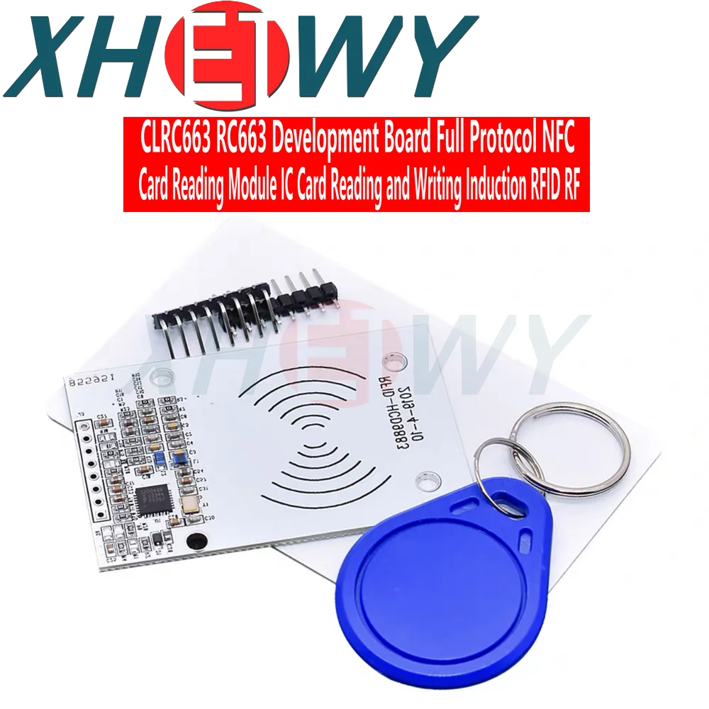 CLRC663 RC663 Development board Full protocol NFC reading card module IC card reading and writing induction RFID radio frequency