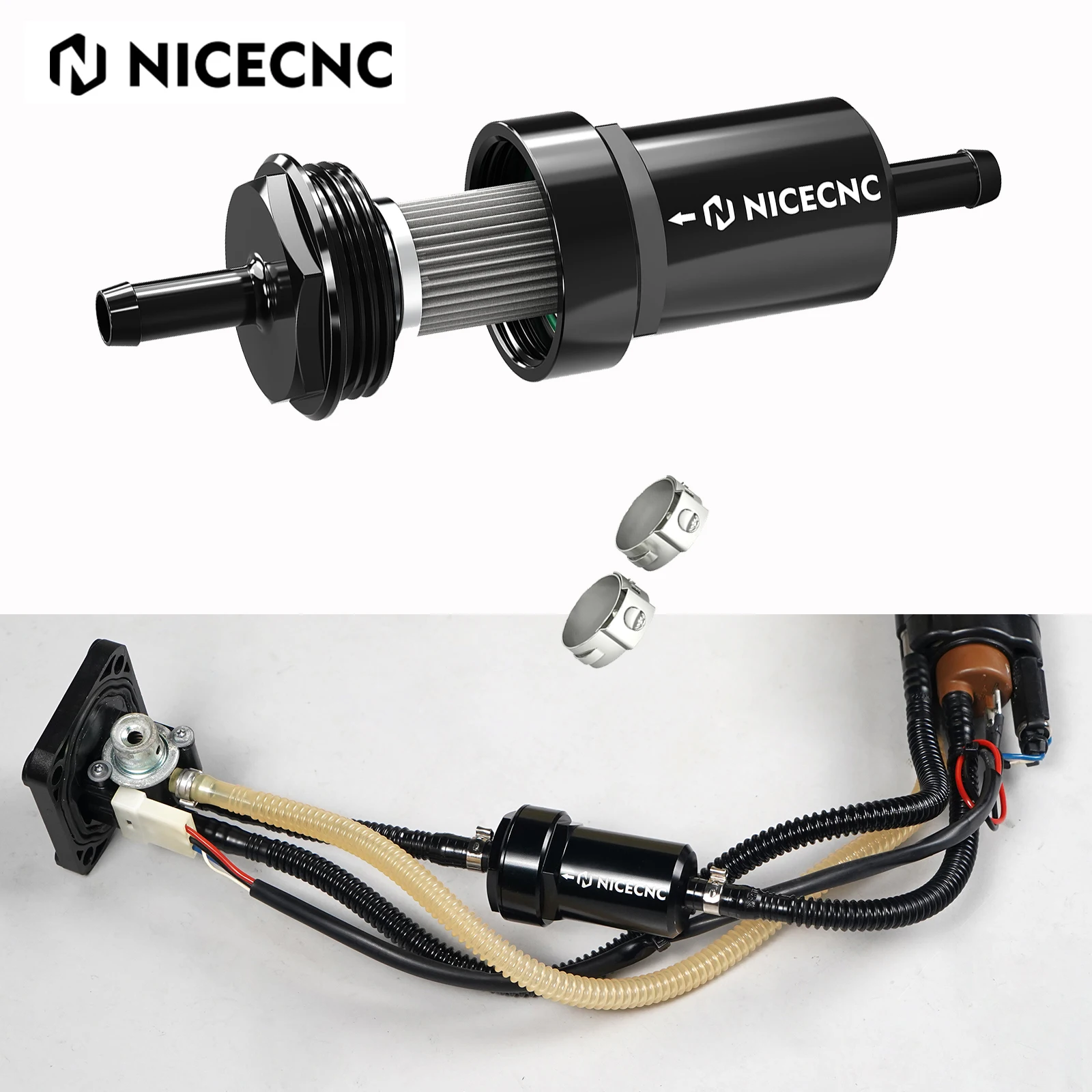 

For GASGAS EC300 EC250 EX300 EC250F EC350F MC250F EX450F EX250F EX350F 2021-2023 SM700 ES700 2022-2024 Oil Tank Fuel Filter Kit