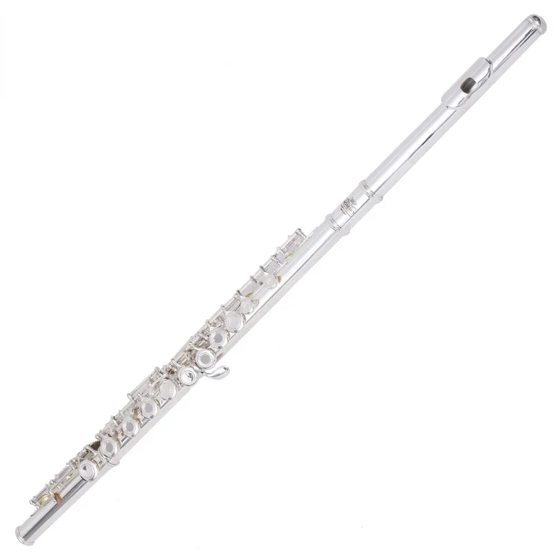 Holes C Key Flute Cupronickel Nickel/Silver Plated Concert Flute with E key