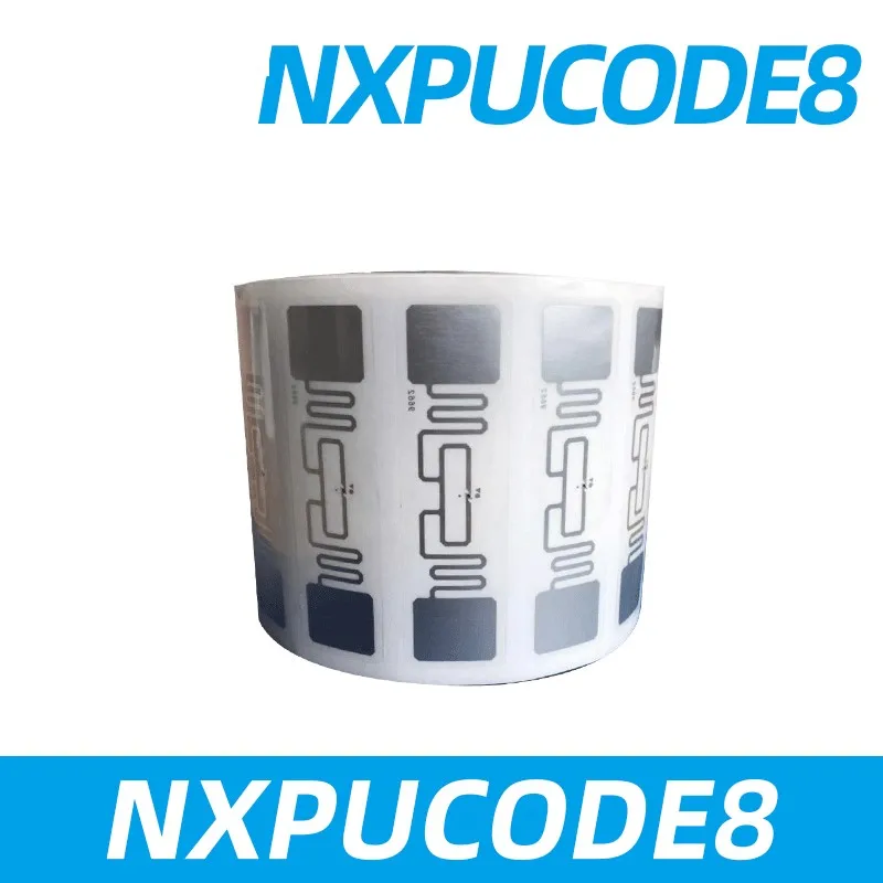 1000Pcs NXPUCODE8 RFID แท็ก UHF ที่บังแดดหน้ารถยนต์ UHF รถ Management: สามารถอ่านระยะไกล