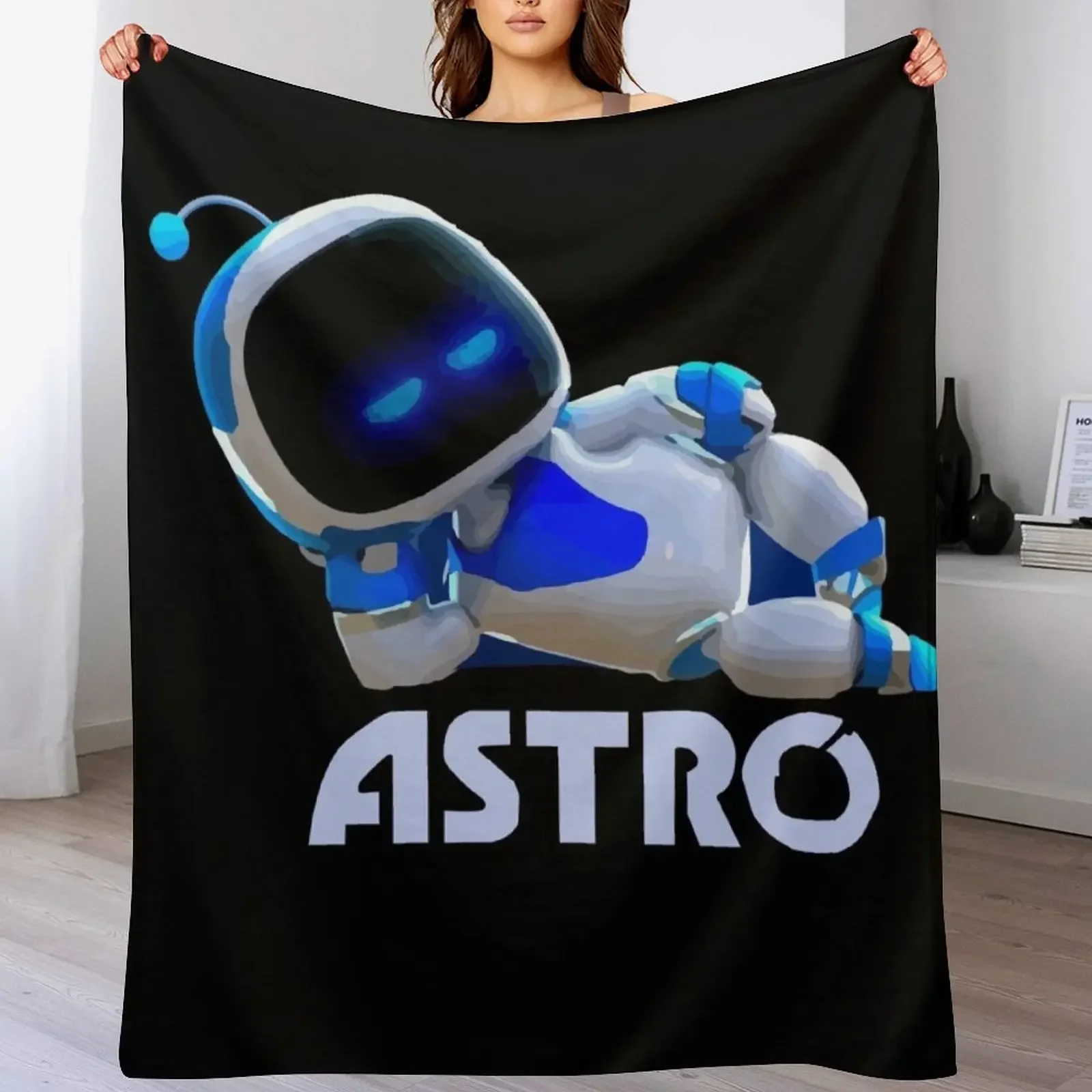 

Astro's Playroom Throw Blanket Bed covers Sofas Moving Stuffeds Blankets