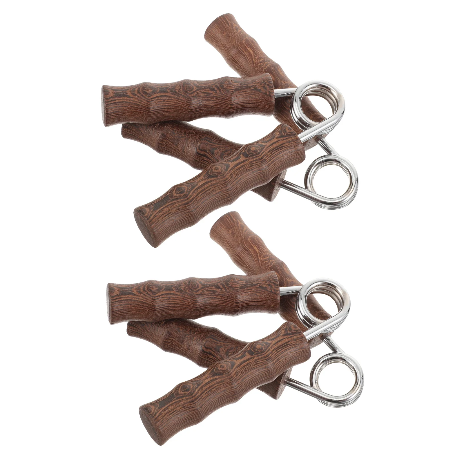 4 قطعة قبضة خشبية قوة المدرب اليد التمارين أداة إصبع المعصم القابض النخيل مدلك اليد قوة المدرب لصالة الألعاب الرياضية المنزل