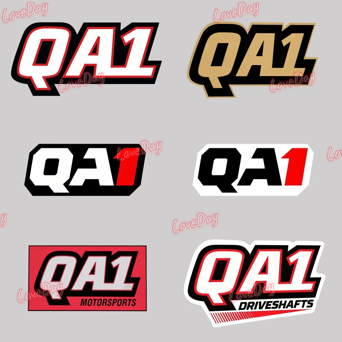 Racing Car Modification Manufacturer AQ1 Logo Sticker Vinyl Racing Shock Suspension Car Decal Original Car Body Sticker