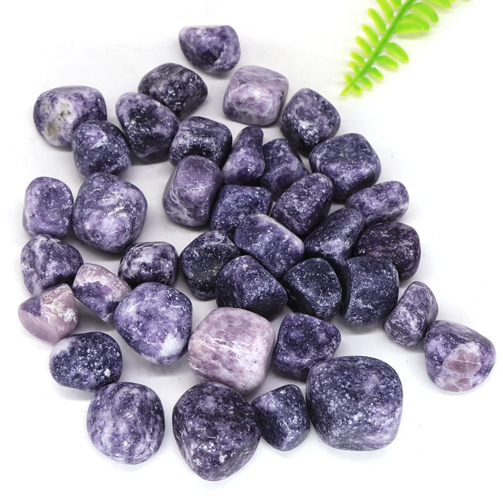 

Natural Lilac Lepidolite Irregular Tumbled Stone Reiki Healing Crystal Quartz Aquarium Mineral Gemstone Home Decor Specimen Gem