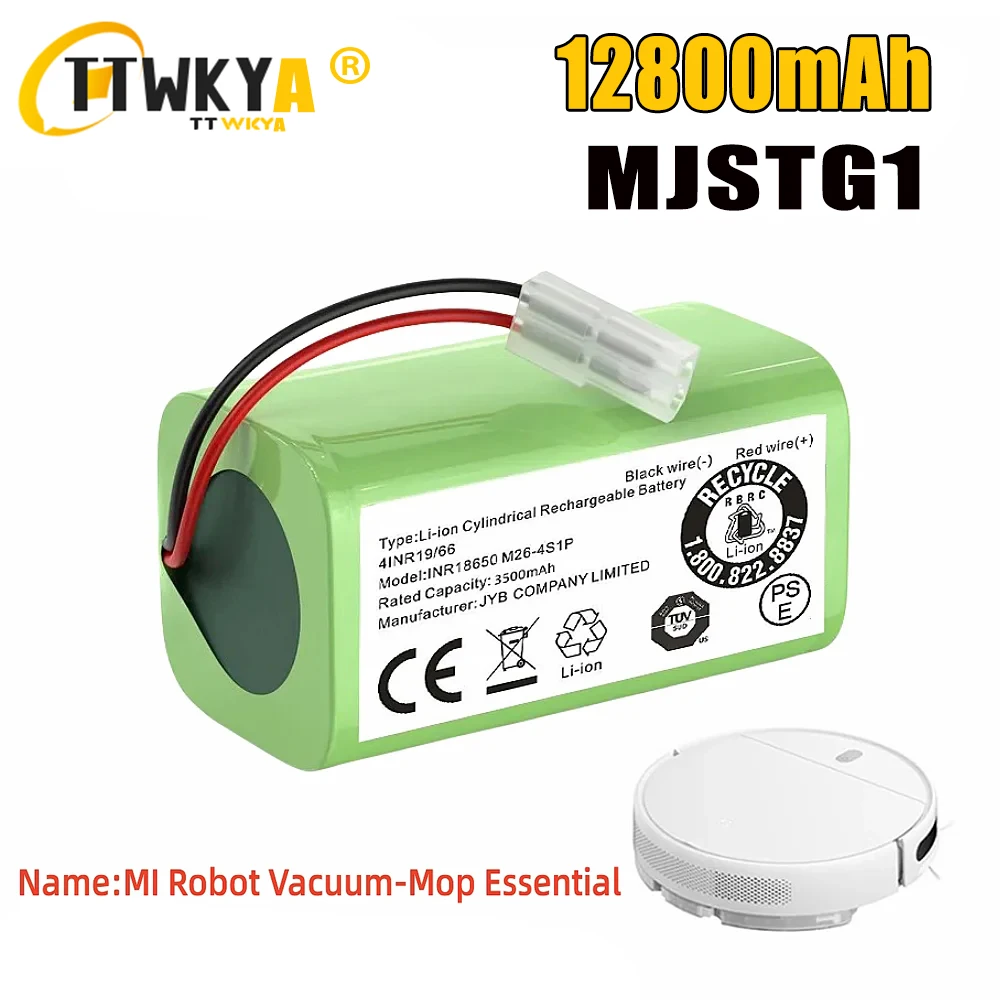 

Original 14.8V 6800mAh Li-ion Battery for MI Robot Vacuum-Mop Essential MJSTG1 Xiaomi G1 Robot Vacuum Cleaner 18650 Battery Pack