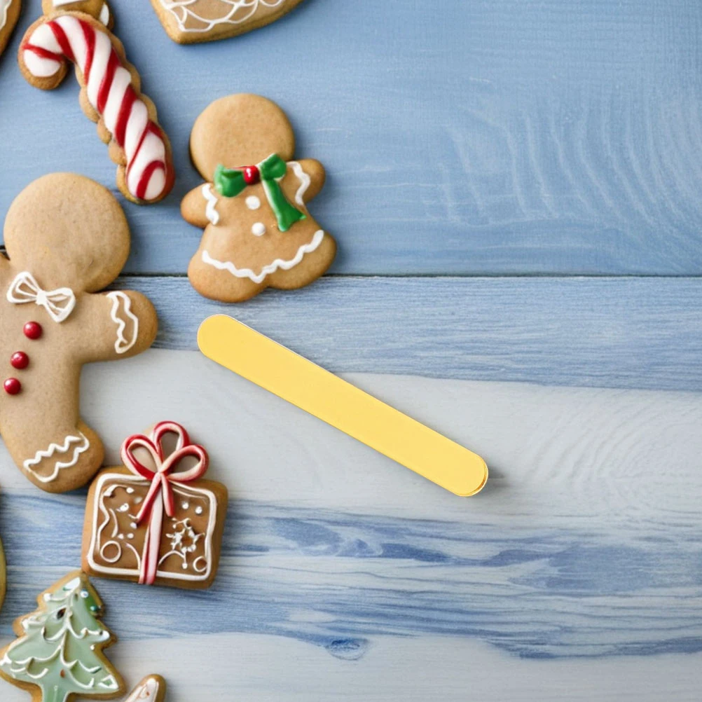 

40Pcs Acrylic DIY Lollipop Sticks Reusable Ice Cream Handle Sticks for Homemade Desserts Crafts High Transparency Baking Cake