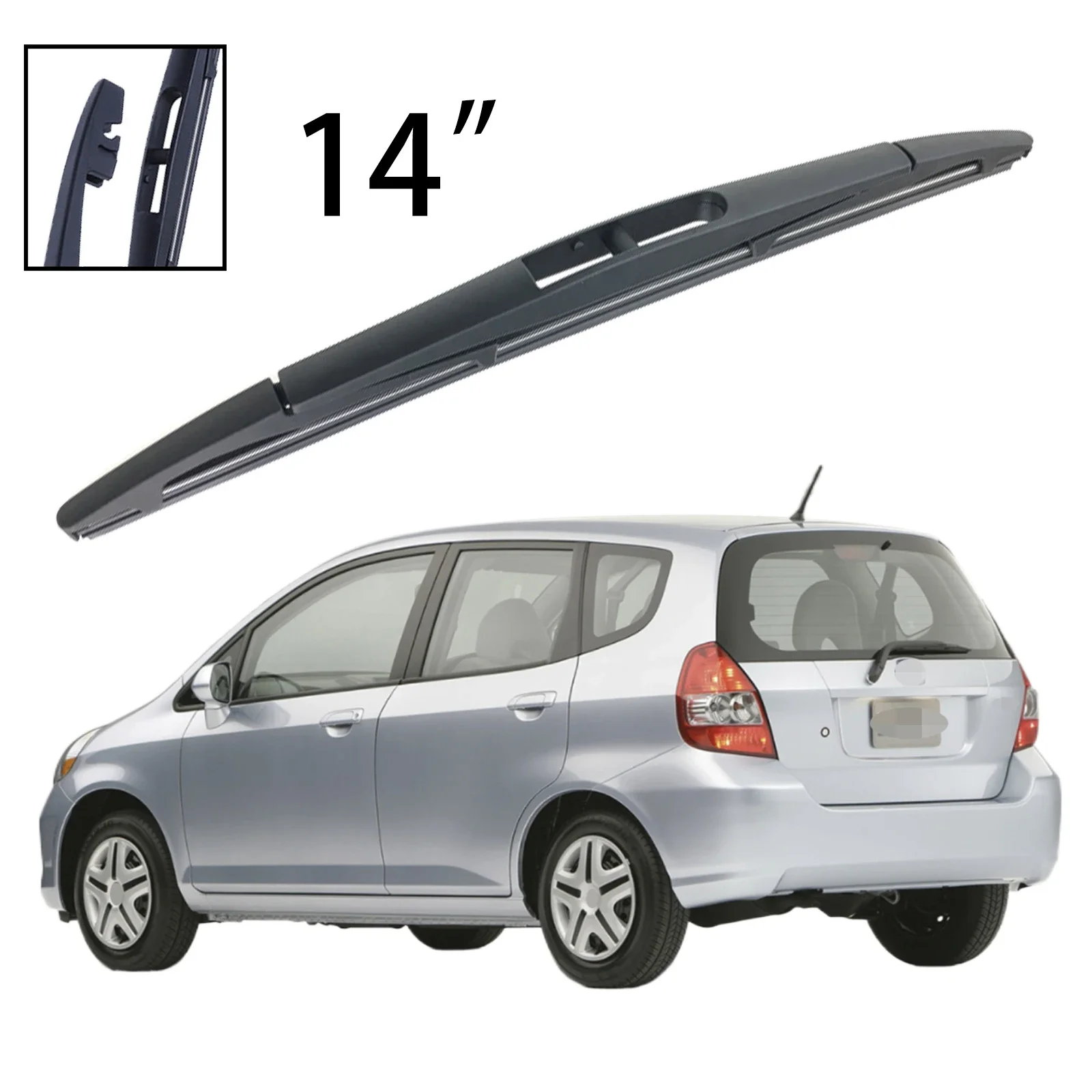 

14" Rear Windshield Windscreen Washer Wiper Blade For Honda Fit Jazz 2001-2008 Car Accessories Accsesories