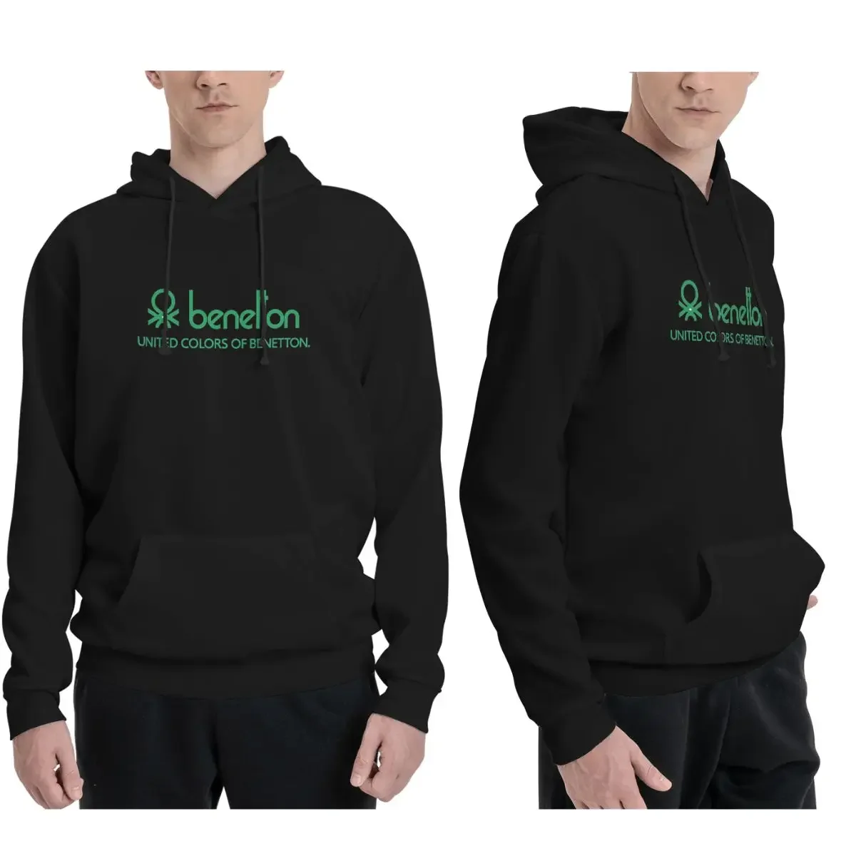United Colors Of Benetton Hoodies Men Women Casual Pullover Sweatshirt Hip Hop Long Sleeve Hooded Autumn Winter