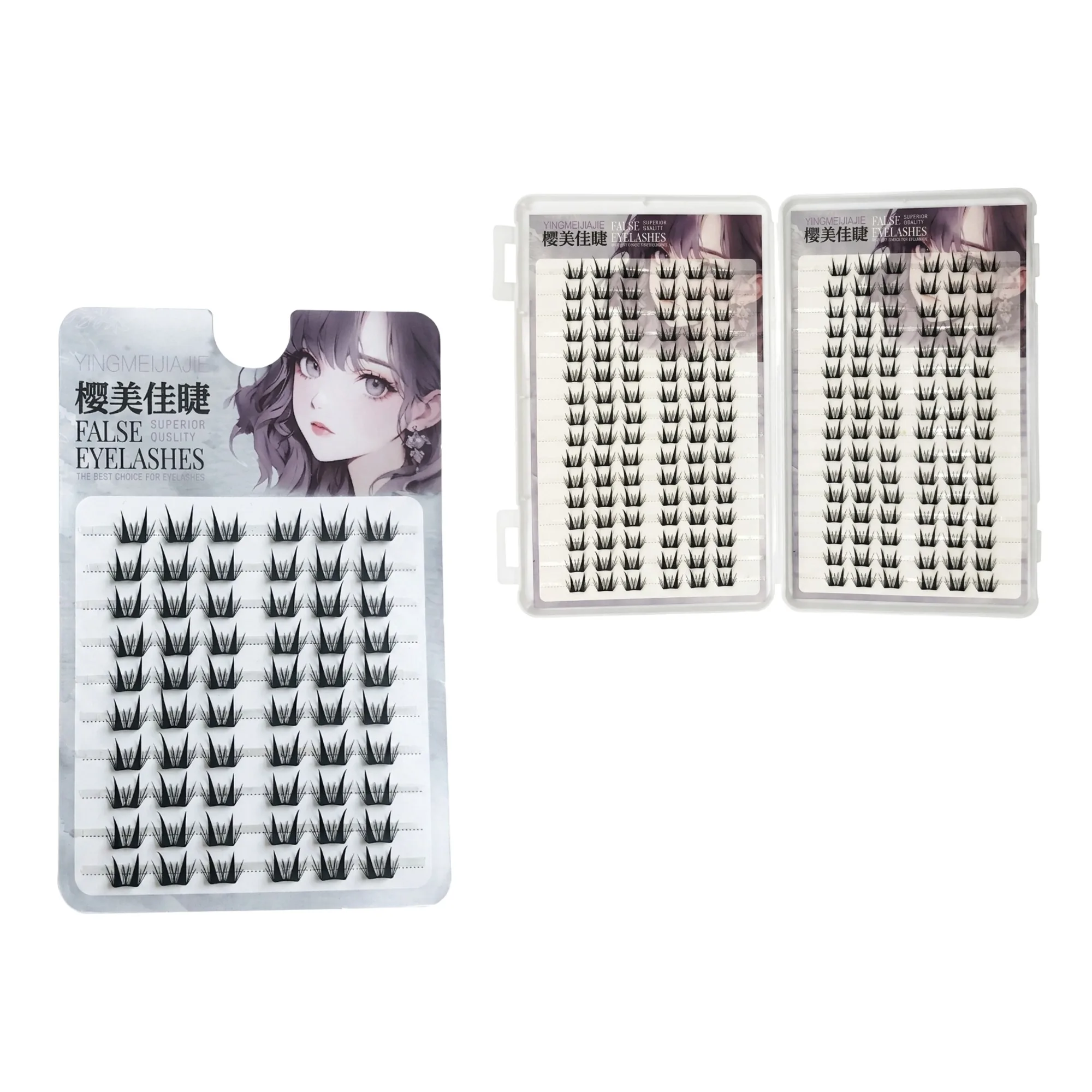 Lightweight Voluminous-Deer Eye False Lashes Natural Curl Easy to Wear