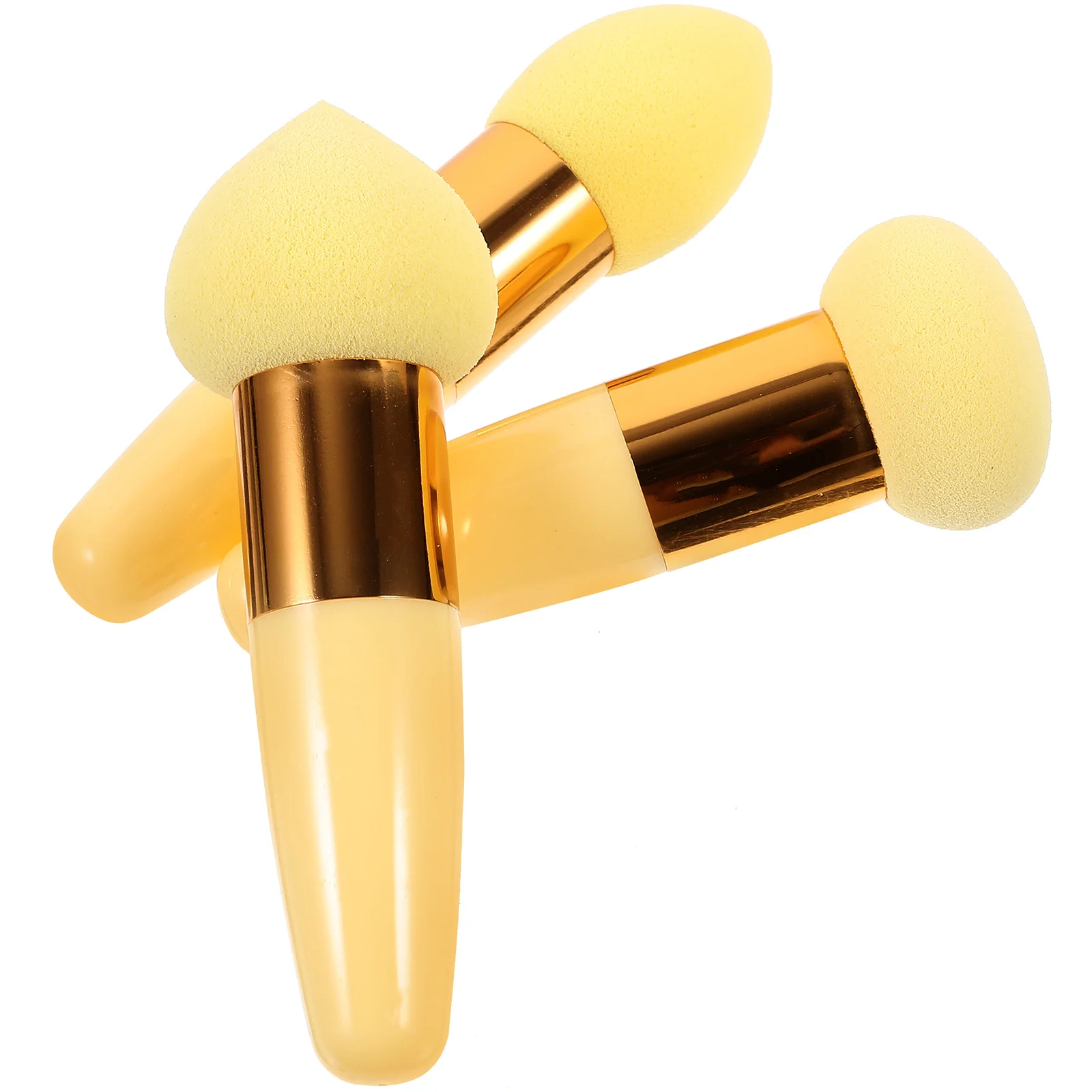 

3Pcs Wet Dry Makeup Sponge Brushes Soft Handle Foundation Concealer Beauty Makeup Pens Foundation Sponge Brush
