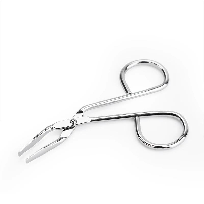 Pince à épiler de type ciseaux pour sourcils, épilation des poils de l'Antarctique, extracteur de poils fins, outils de maquillage, accessoires de beauté