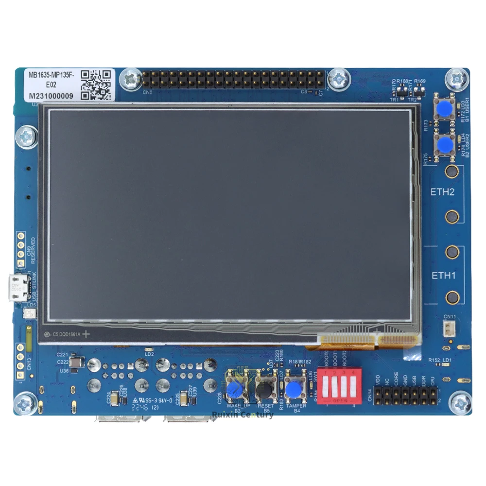 FOR ST STM32MP135F-DK Discovery Kit STM32MP135FAF7 MPU Development Board Cortex-A7 1GHz 4-Gbit DDR3L 4.3 LCD STLINK-V3E Genuine