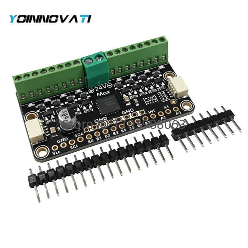 MCP23017 I2C 16-Channel GPIO Solenoid Driver Module STEMMA QT Qwiic I2C Interface, Expand 16 IO Ports for Solenoid Valve Control