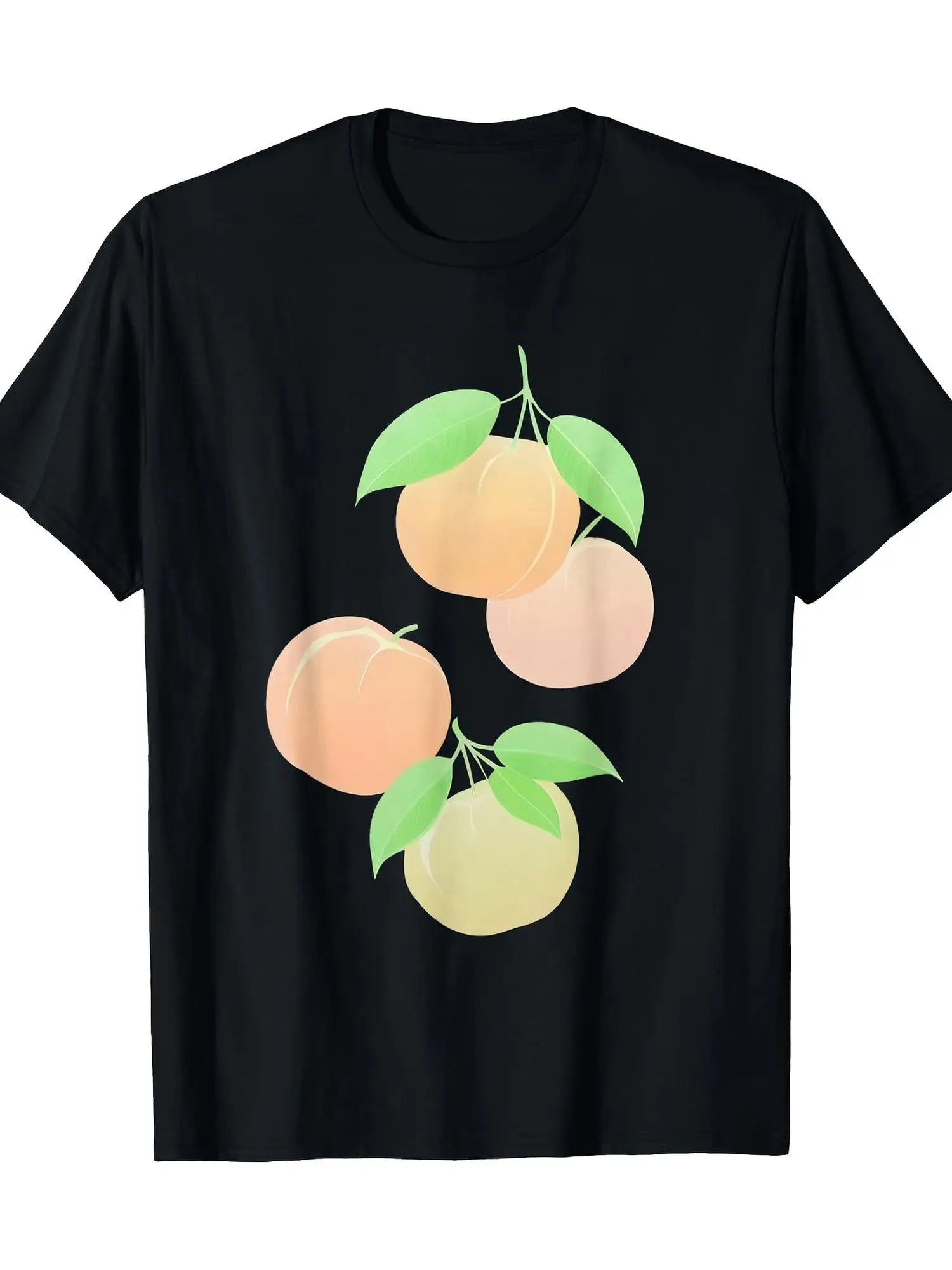 

Fruit Graphic Print Summer Autumn Winter Men's and Women's Short Sleeved T-shirts Casual Loose Outdoor Street Fashion