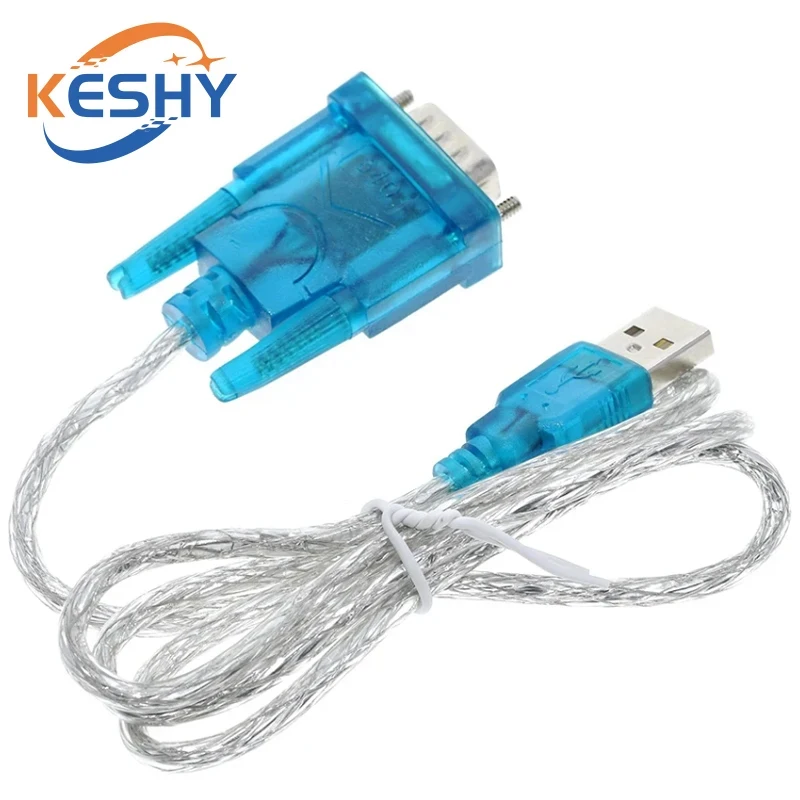1-10 قطعة جديد HL-340 USB إلى RS232 COM ميناء المسلسل المساعد الشخصي الرقمي 9 دبوس DB9 مهائي كابلات دعم Windows7 64 #5