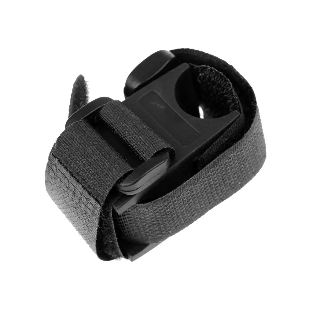 

Кронштейн для крепления велосипедного фонаря, регулируемый нейлоновый ремень, черный зажим для велосипедной фары, руля и аксессуаров для шлема