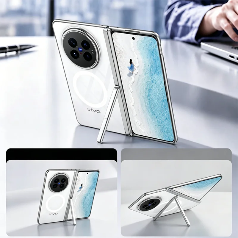Transparent Case For VIVO X Fold 6 Wireless Charging Back Cover Case for VIVO X FOLD 6