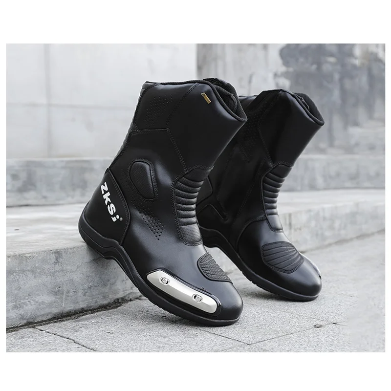 Boots Shoes Plastic Leather Adult Yes Guangdong Unisex Boots For Motorcycle Women's Boots Hot Sale
