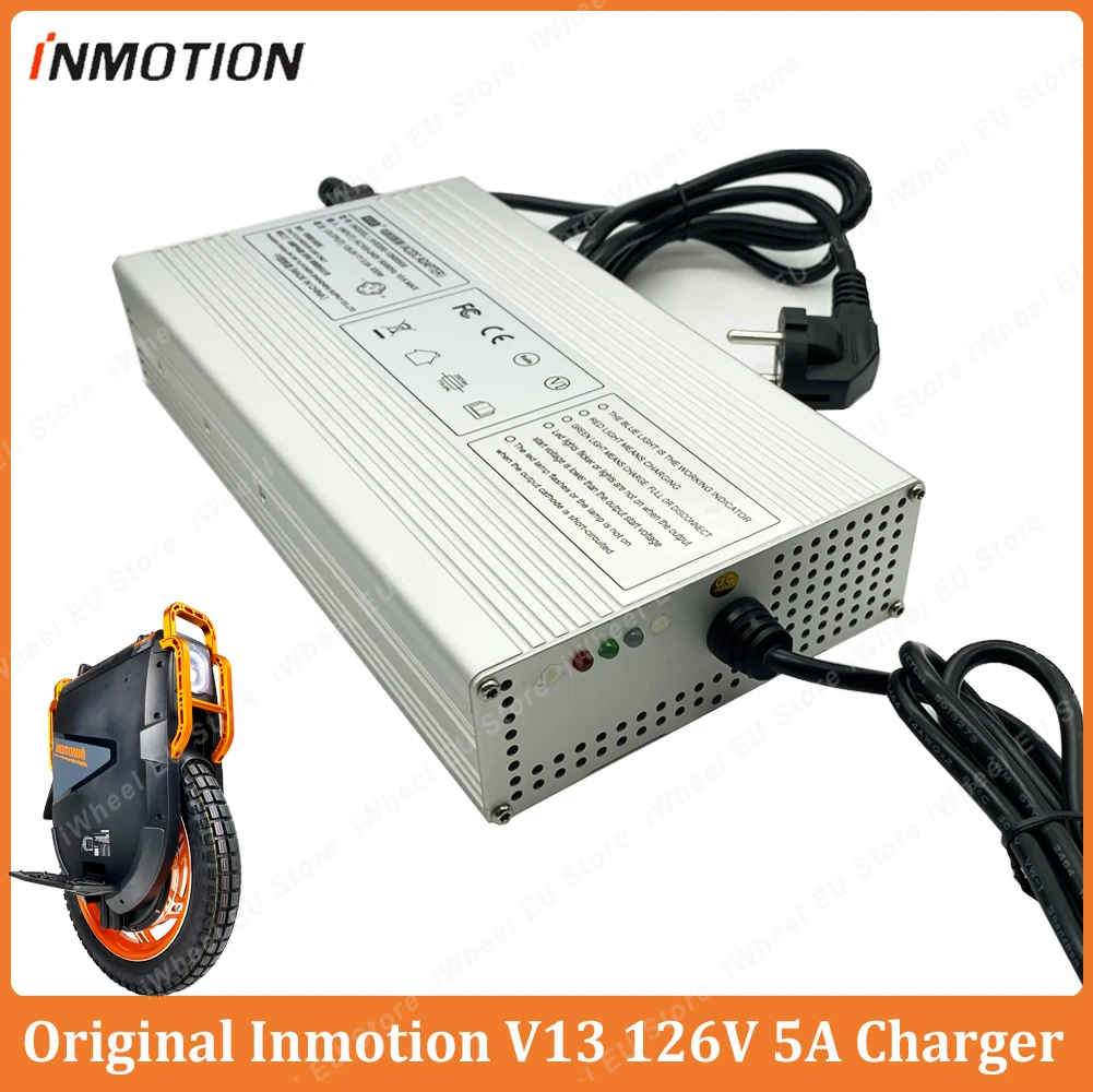 Original Inmotion V13 126V 5A Charger for 126V 3024Wh Inmotion V13 Electric Unicycle Official INMOTION Accessories