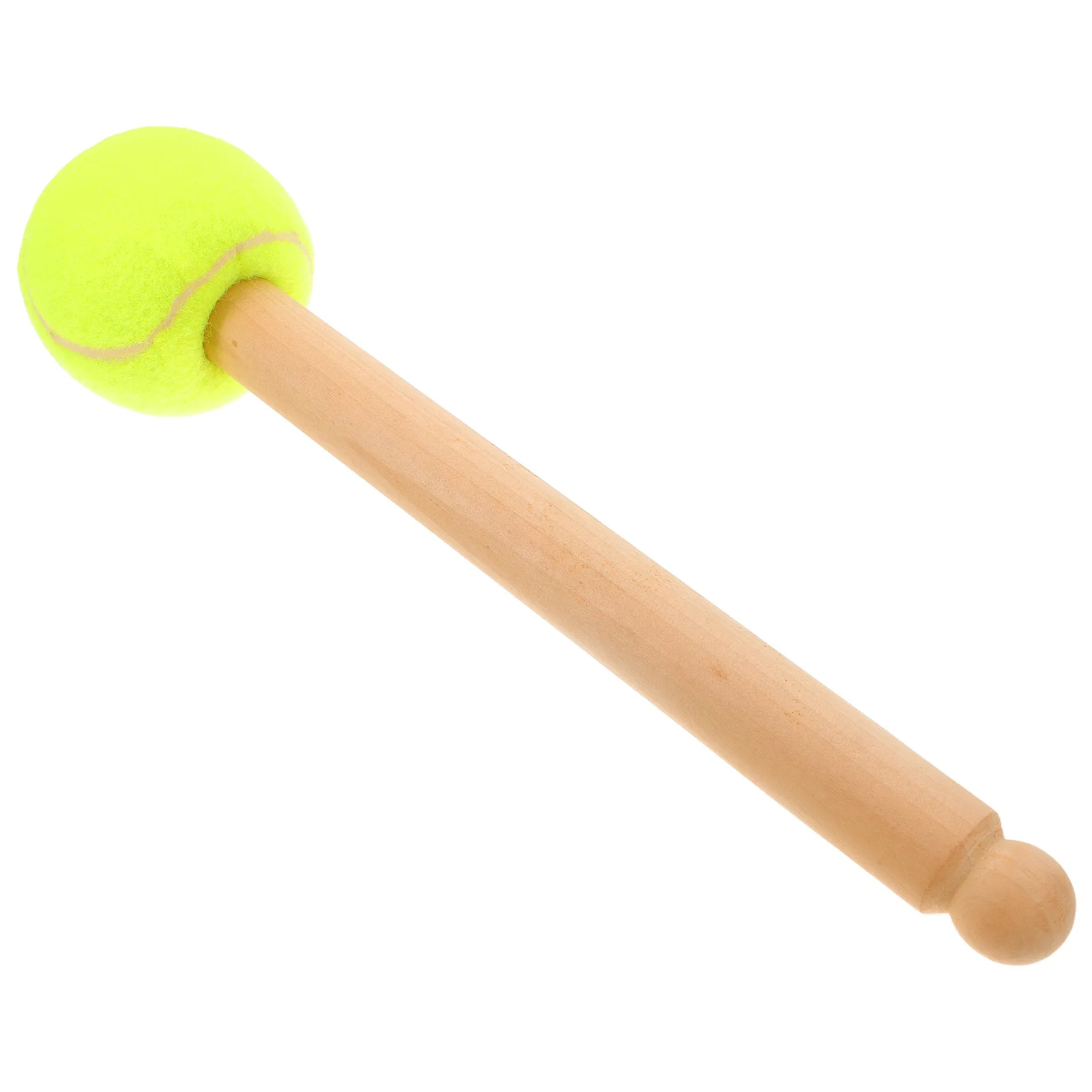 

Wooden Handle Baseball Head Drumstick Marching Band Drumstick for School Students Bass Drum Mallet for Percussion