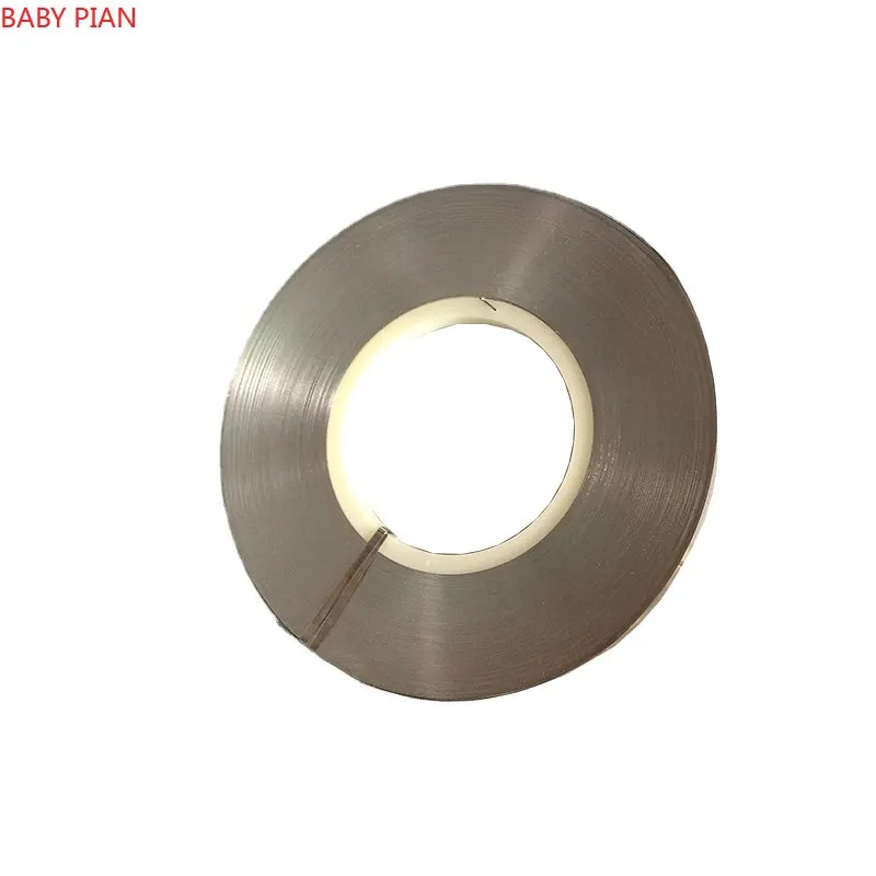 1kg 0.1/ 0.12/0.15/0.2mm Thickness Nickel Strip Nickel Plated Steel Belt Strip 18650 21700 Battery Spot Welding Connection Piece