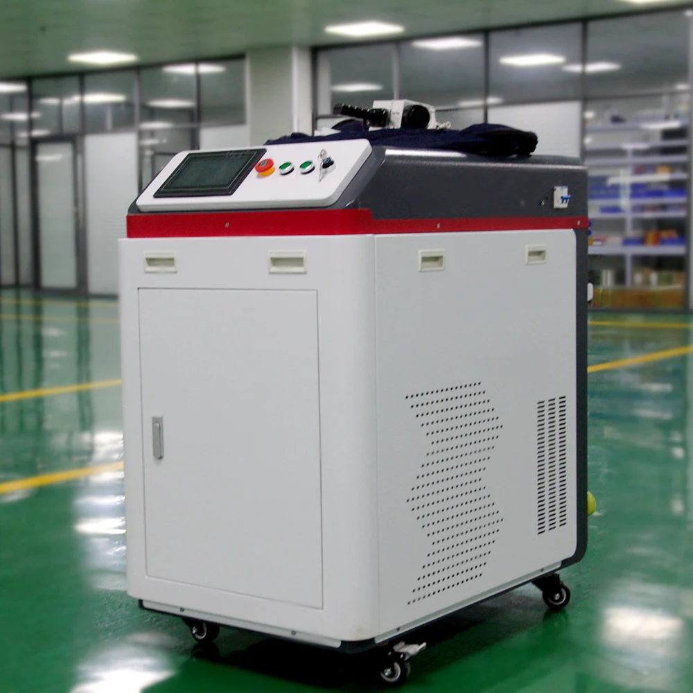 Hot Sale!! Handheld Portable 1000W 1500W 2000W 3000W Continuous Fiber Metal Rust Laser Cleaning Machine Price